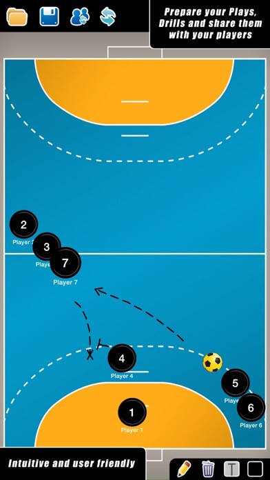 Emulate iPhone app Coach Tactic Board: Handball++ using MyAndroid