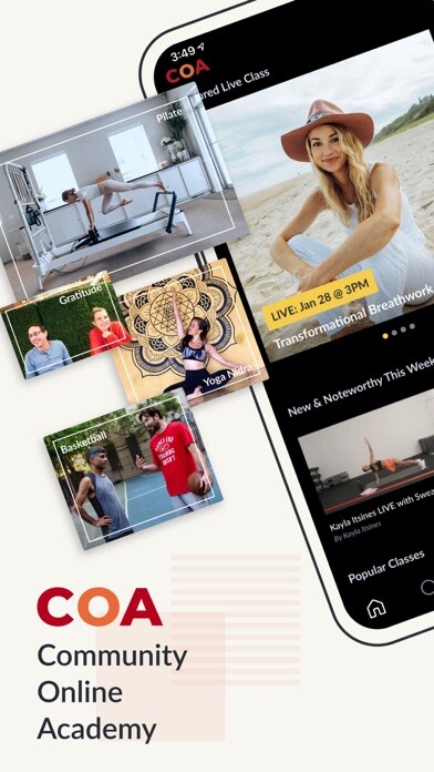 Emulate iPhone app COA - Community Online Academy using MyAndroid Emulate iPhone app COA - Community Online Academy using MyAndroid