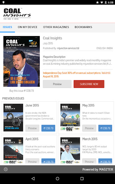 Run android online APK Coal Insights from MyAndroid or emulate Coal Insights using MyAndroid