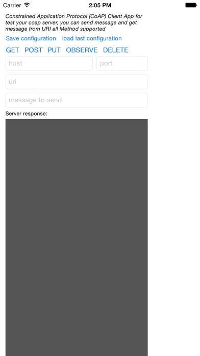 Emulate iPhone app CoapClient using MyAndroid