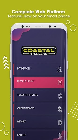 Emulate iPhone app COASTAL TRAILERS using MyAndroid