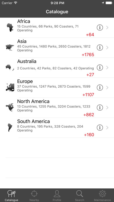 Emulate iPhone app Coaster-Count using MyAndroid