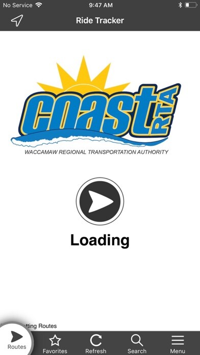 Emulate iPhone app Coast RTA using MyAndroid Emulate iPhone app Coast RTA using MyAndroid