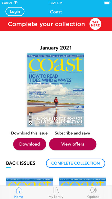 Emulate iPhone app Coast UK Magazine using MyAndroid Emulate iPhone app Coast UK Magazine using MyAndroid