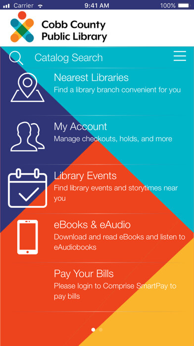 Emulate iPhone app Cobb County Public Library using MyAndroid Emulate iPhone app Cobb County Public Library using MyAndroid