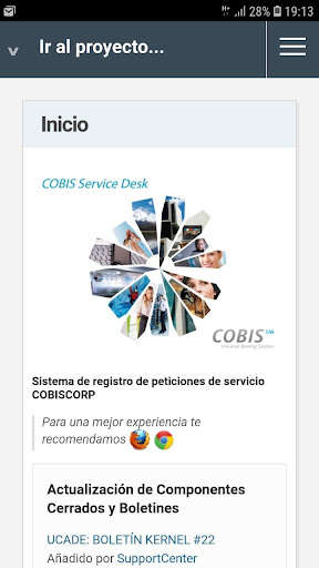Run android online APK COBIS Service Desk from MyAndroid or emulate COBIS Service Desk using MyAndroid