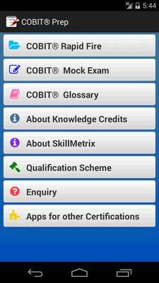 Emulate Android APK COBIT Prep Emulate Android APK COBIT Prep