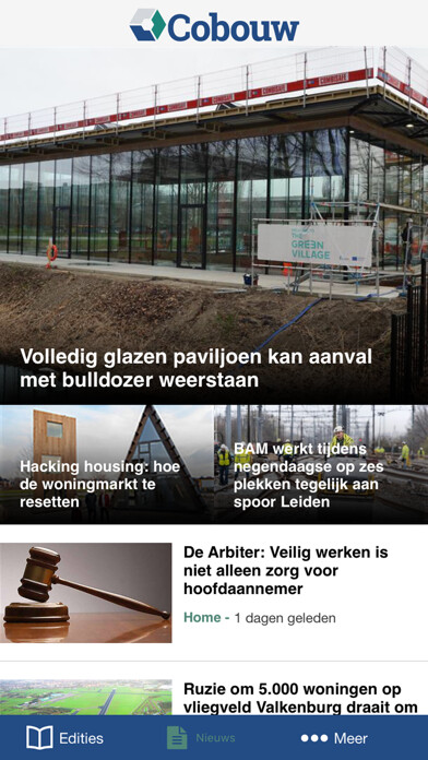 Emulate iPhone app Cobouw e-paper using MyAndroid Emulate iPhone app Cobouw e-paper using MyAndroid