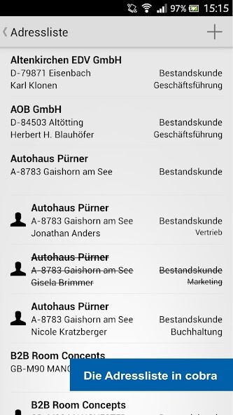 Emulate iPhone app cobra CRM 2018 using MyAndroid