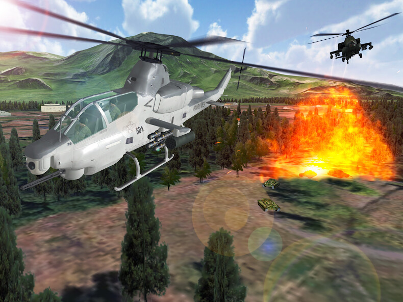 Emulate Android APK Cobra Helicopter Flight Simulator AH-1 Viper Pilot