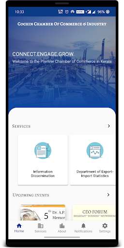 Run android online APK Cochin Chamber of Commerce and Industry from MyAndroid or emulate Cochin Chamber of Commerce and Industry using MyAndroid Run android online APK Cochin Chamber of Commerce and Industry from MyAndroid or emulate Cochin Chamber of Commerce and Industry using MyAndroid