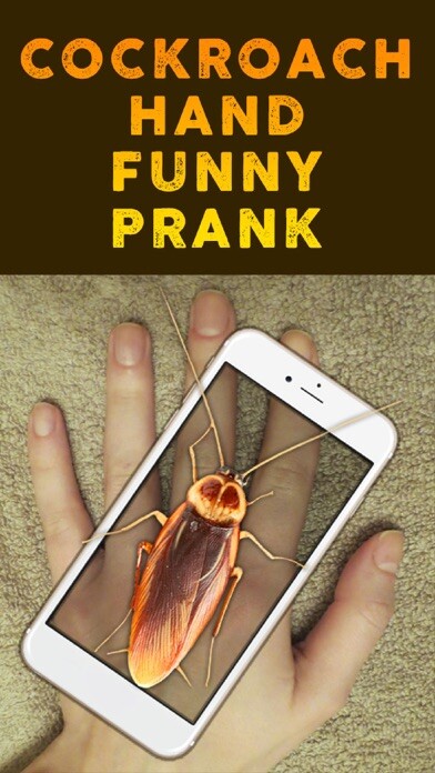 Emulate iPhone app Cockroach Hand Funny Prank using MyAndroid
