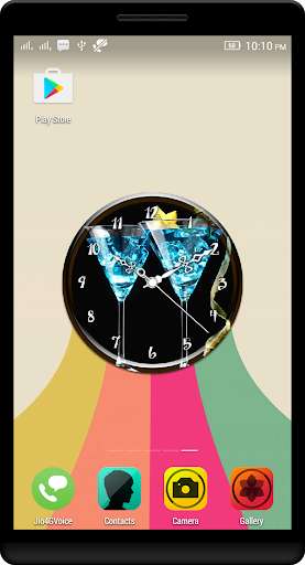 Run android online APK Cocktail Clock Live Wallpaper from MyAndroid or emulate Cocktail Clock Live Wallpaper using MyAndroid
