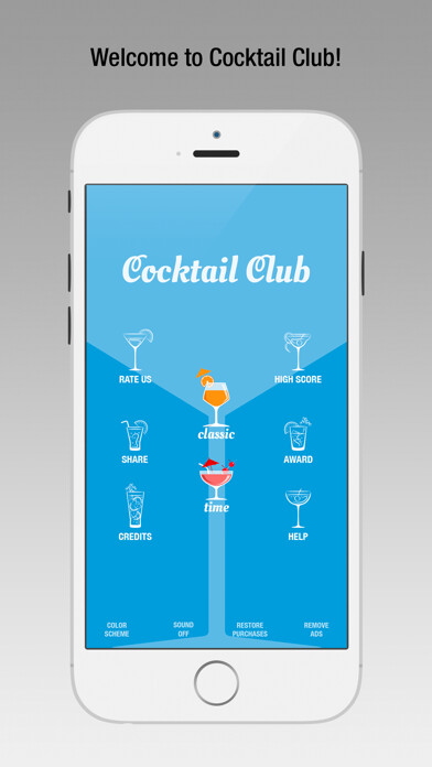 Emulate iPhone app Cocktail Club using MyAndroid