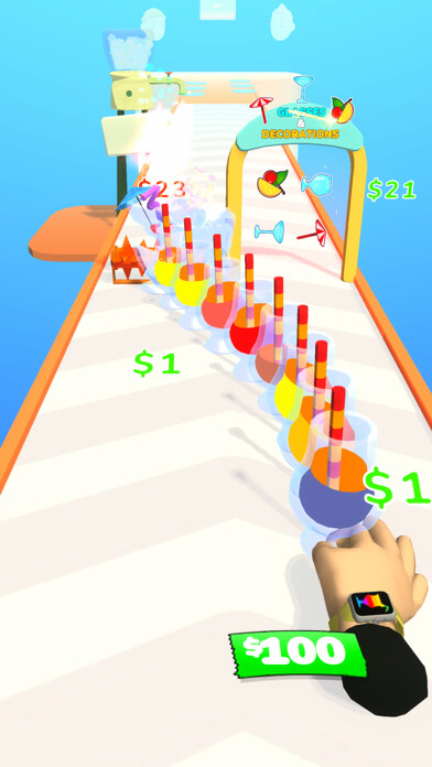 Emulate iPhone app Cocktail Shake using MyAndroid