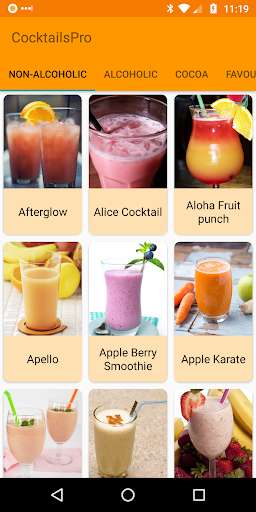 Run android online APK CocktailsPro from MyAndroid or emulate CocktailsPro using MyAndroid