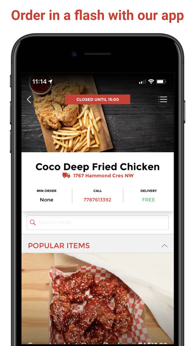 Emulate iPhone app Coco Deep Fried Chicken using MyAndroid Emulate iPhone app Coco Deep Fried Chicken using MyAndroid