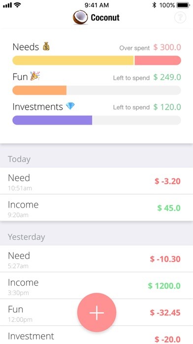 Emulate iPhone app Coconut Budget using MyAndroid Emulate iPhone app Coconut Budget using MyAndroid