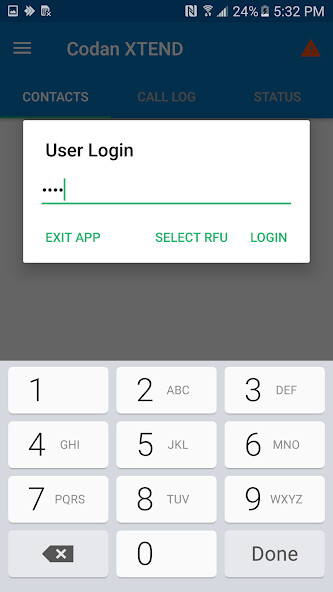 Emulate iPhone app Codan XTEND using MyAndroid