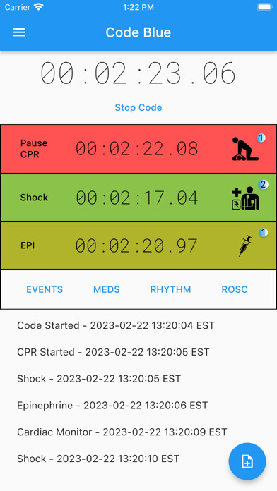 Emulate iPhone app Code Blue: CPR Event Timer using MyAndroid Emulate iPhone app Code Blue: CPR Event Timer using MyAndroid
