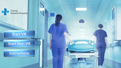 Emulate iPhone app Code Blue VR using MyAndroid