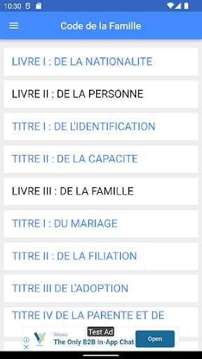 Run android online APK Code de la Famille de la RDC from MyAndroid or emulate Code de la Famille de la RDC using MyAndroid
