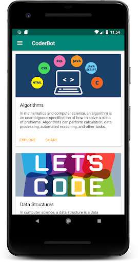 Run android online APK CodeHub - A Programming App from MyAndroid or emulate CodeHub - A Programming App using MyAndroid