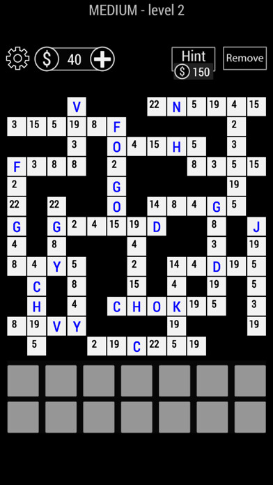Emulate iPhone app Codeword Puzzle using MyAndroid Emulate iPhone app Codeword Puzzle using MyAndroid