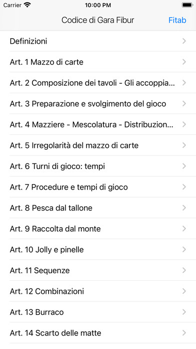 Emulate iPhone app Codice di Gara Burraco Light using MyAndroid Emulate iPhone app Codice di Gara Burraco Light using MyAndroid