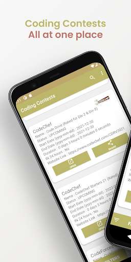 Run android online APK Coding Contests from MyAndroid or emulate Coding Contests using MyAndroid