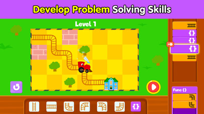 Emulate iPhone app Coding for Kids - Code Games using MyAndroid