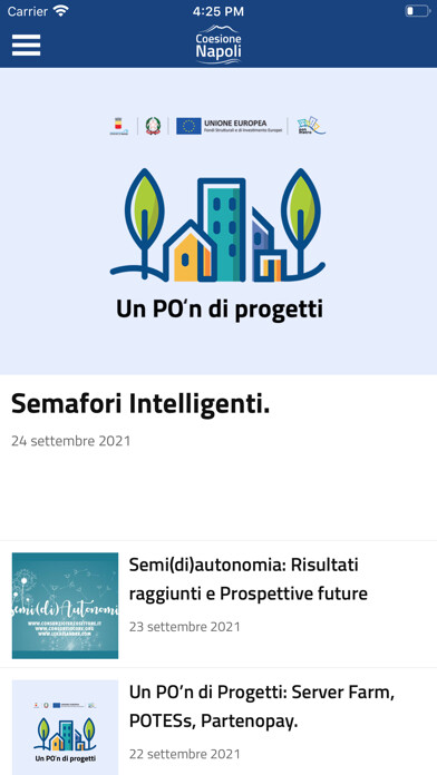 Emulate iPhone app Coesione Napoli using MyAndroid Emulate iPhone app Coesione Napoli using MyAndroid