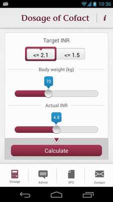 Emulate Android APK Cofact Dosing App Emulate Android APK Cofact Dosing App