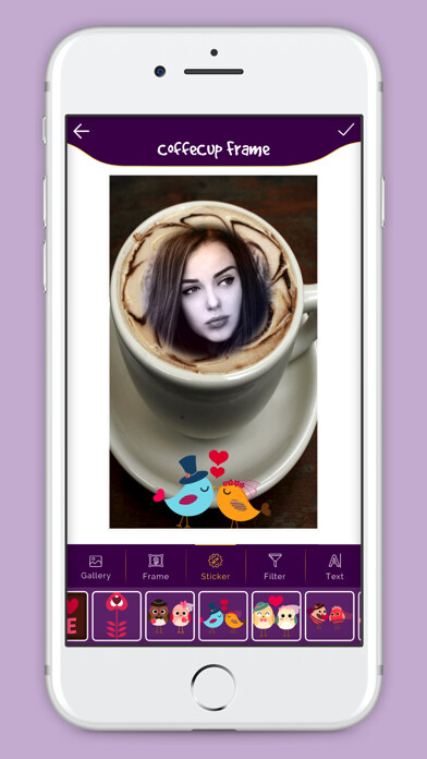 Emulate iPhone app Coffe Cup Photo Frame using MyAndroid Emulate iPhone app Coffe Cup Photo Frame using MyAndroid