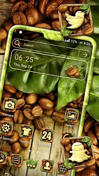 Run android online APK Coffee Beans Launcher Theme from MyAndroid or emulate Coffee Beans Launcher Theme using MyAndroid