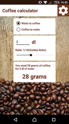 Run android online APK Coffee Calculator from MyAndroid or emulate Coffee Calculator using MyAndroid