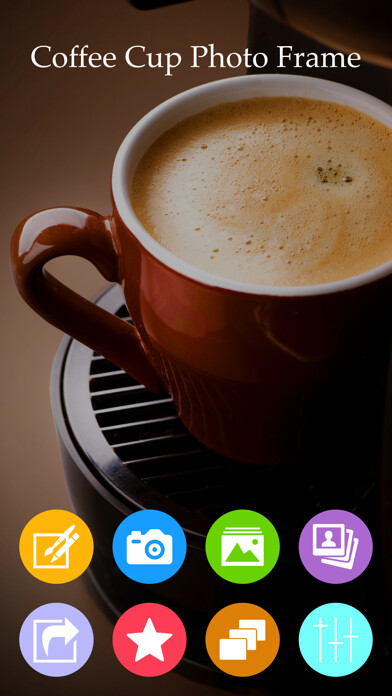 Emulate iPhone app Coffee Cup Photo Frame & Photo Editor using MyAndroid Emulate iPhone app Coffee Cup Photo Frame & Photo Editor using MyAndroid