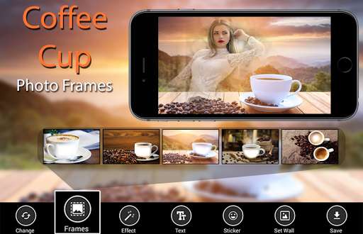 Run android online APK Coffee Cup Photo Frames - coffee cups hdpic effect from MyAndroid or emulate Coffee Cup Photo Frames - coffee cups hdpic effect using MyAndroid