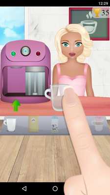 Emulate Android APK coffee game for girls
