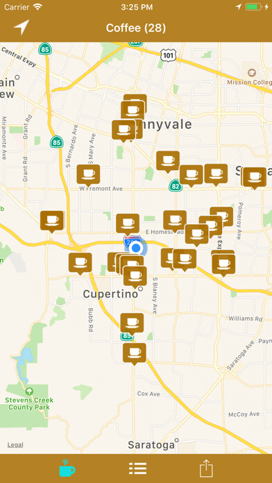 Emulate iPhone app Coffee Land using MyAndroid