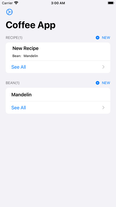 Emulate iPhone app Coffee List: CoffeeRecipe App using MyAndroid Emulate iPhone app Coffee List: CoffeeRecipe App using MyAndroid