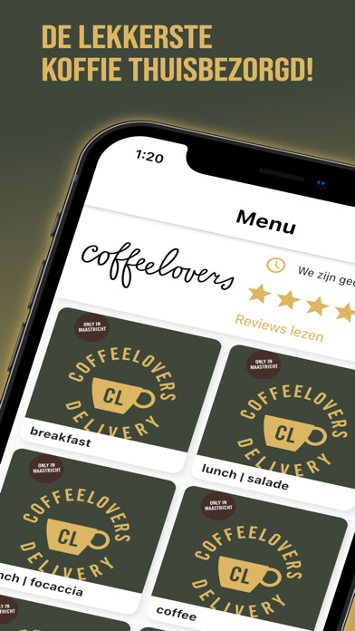 Emulate iPhone app Coffeelovers Delivery using MyAndroid Emulate iPhone app Coffeelovers Delivery using MyAndroid