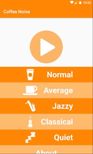 Run android online APK Coffee Noise from MyAndroid or emulate Coffee Noise using MyAndroid