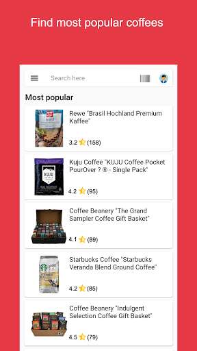 Run android online APK Coffeerate from MyAndroid or emulate Coffeerate using MyAndroid
