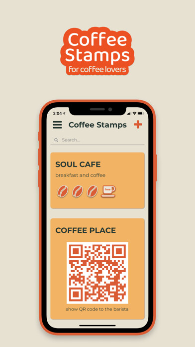 Emulate iPhone app Coffee Stamps using MyAndroid