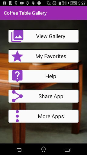 Run android online APK Coffee Table Gallery from MyAndroid or emulate Coffee Table Gallery using MyAndroid