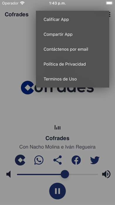 Emulate iPhone app Cofrades using MyAndroid Emulate iPhone app Cofrades using MyAndroid