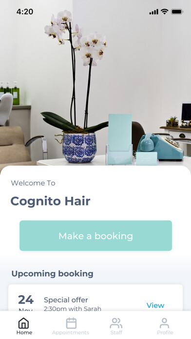 Emulate iPhone app Cognito Hair using MyAndroid