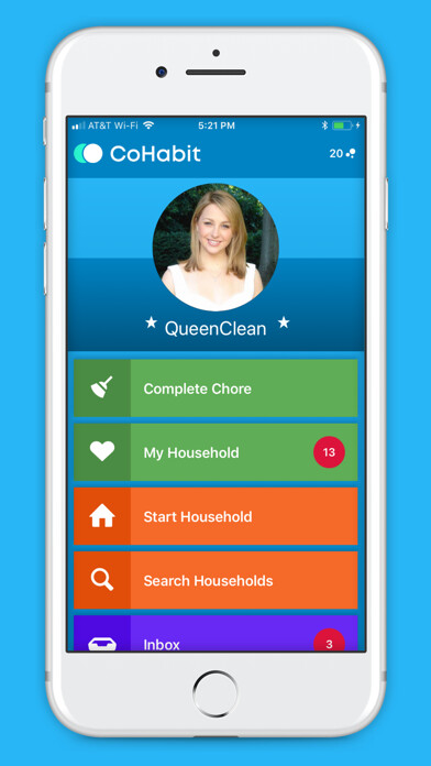 Emulate iPhone app CoHabit: Make Chores Fun! using MyAndroid Emulate iPhone app CoHabit: Make Chores Fun! using MyAndroid