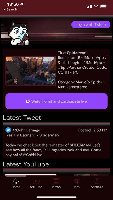 Emulate iPhone app Cohhilition Mobile using MyAndroid Emulate iPhone app Cohhilition Mobile using MyAndroid